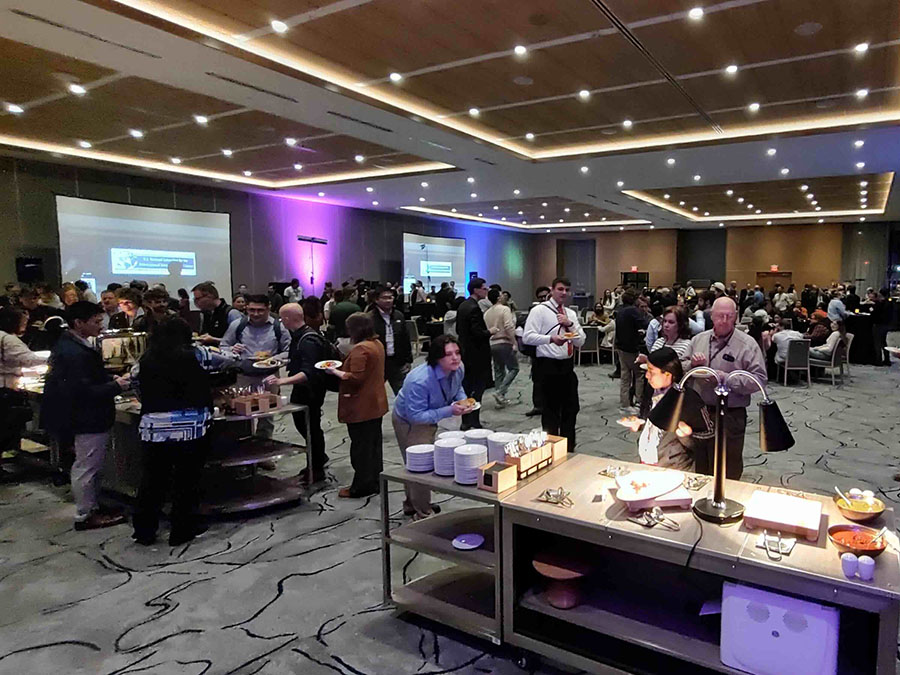 The welcome reception of the 2026 NRSM.